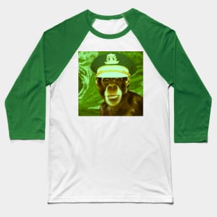 Monkey P and the Green Ape Baseball T-Shirt